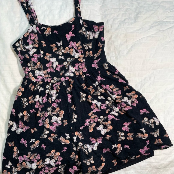 Art Class Black and Pink Butterfly Romper Girl's (XL) - Picture 4 of 4